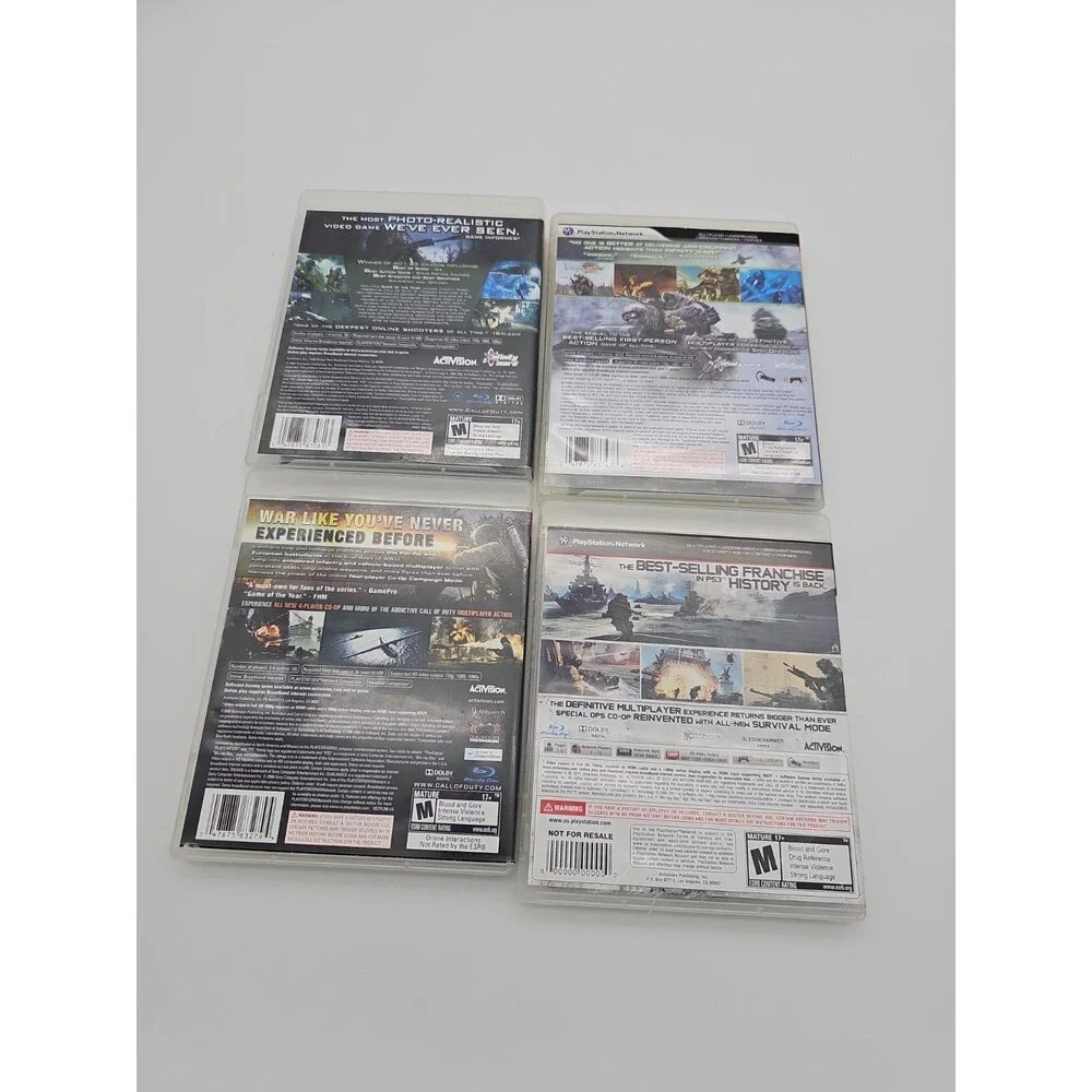 Call of Duty Bundle (Sony PlayStation 3, PS3) CIB Cleaned & Tested